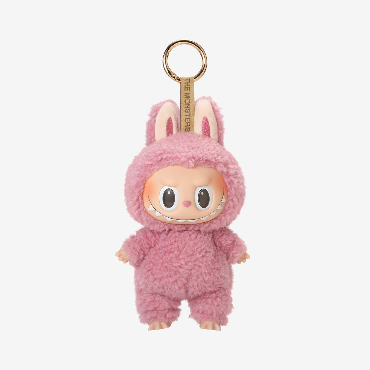 The Labubu The Monsters “Exciting Macaron” 6-Piece Plush Keychain Set by POP MART features bunny dolls with vinyl faces—perfect collectibles for fans of Kasing Lung and exclusive Pop Mart editions.
