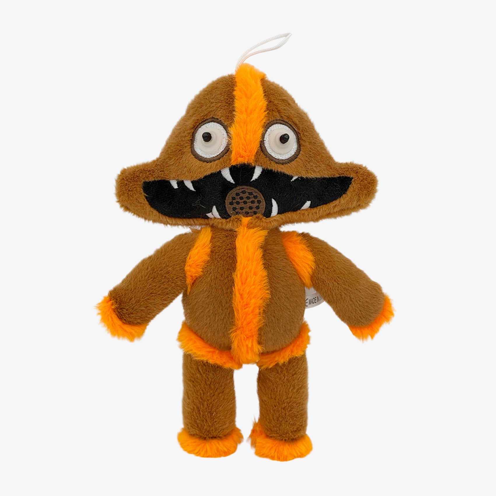 The ZoDoll Poppy Playtime Chapter 5 Wrongside Outimals Plush (27cm) is a premium standing horror collectible with brown and orange fur, big eyes, sharp teeth, and a loop on top—ideal for any horror plush fan.