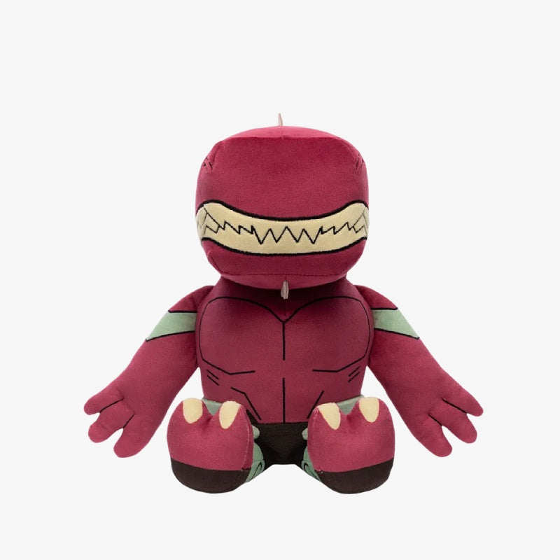 ZoDoll Invincible Animated Series Plush Toy Collection – Soft Superhero Stuffed Doll (18x20cm), featuring a red and green monster with sharp teeth, is perfect for fans of Invincible plush toys.
