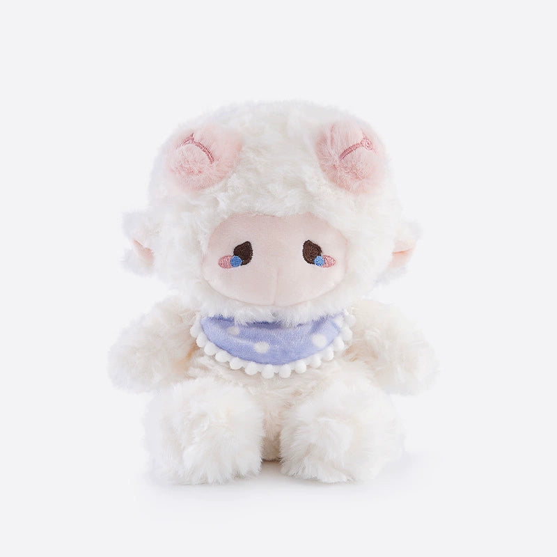 The ZEIO Mini Lamb Plush Toy 18cm is a soft sheep doll in an elegant dress and hat, perfect for adding charm to your collection.