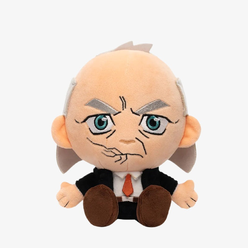 The ZoDoll Invincible Animated Series Plush Toy Collection features a soft 18x20cm superhero doll with blue eyes, gray hair, suit, and scar details—ideal for Invincible fans and plush collectors.