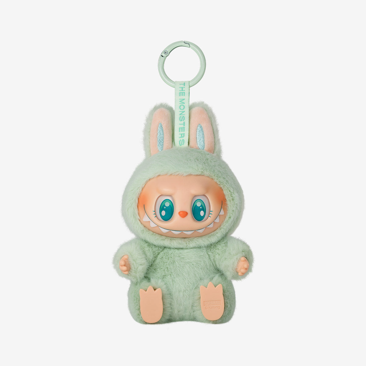 The POP MART Labubu Have a Seat Series – Complete 6-Piece Plush Keychain Set features adorable plush keychains from The Monsters, including Labubu in whimsical costumes, as part of Kasing Lung's creative collection. No duplicates included.
