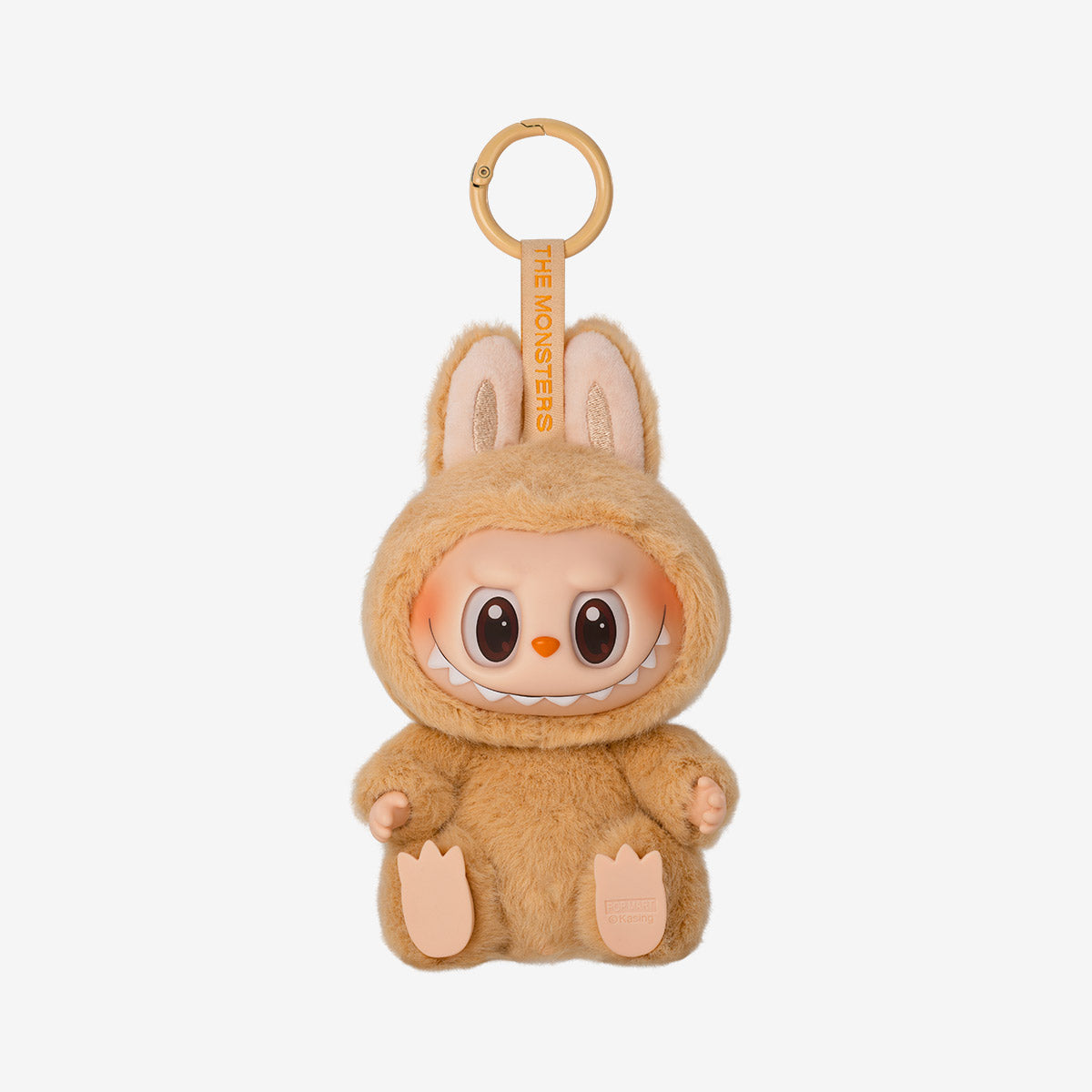 POP MART Labubu Have a Seat Series – Complete 6-Piece Plush Keychain Set features adorable Pop Mart The Monsters dolls in fuzzy bunny suits with large eyes and big smiles. No duplicates included.